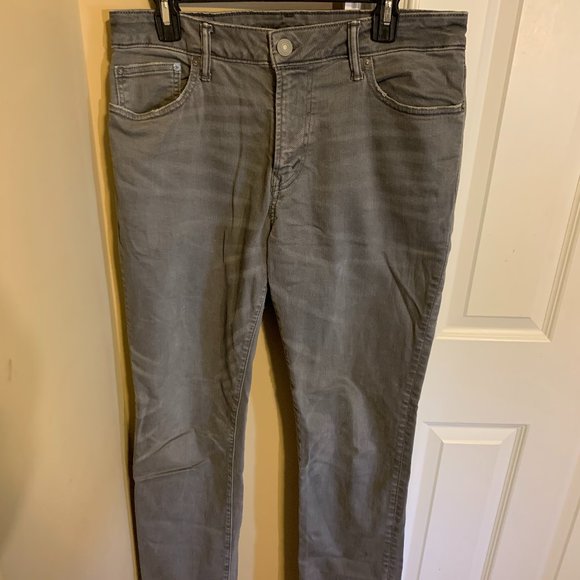 American Eagle Next Level Flex Slim Fit Gray Chino Pants - 32x34 - Picture 1 of 4